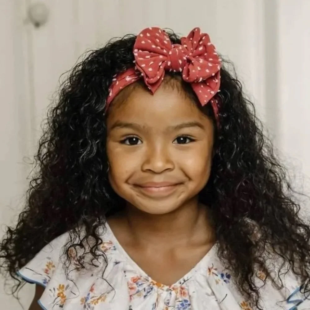 Baby Bling Shab-Blow-Lous Headband, Terracotta Dot, OS, NWT